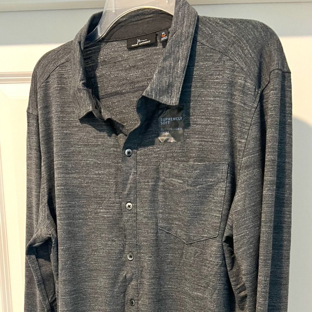 New With Tag! Men's Slim-Fit Soft Touch Button-Down Shirt